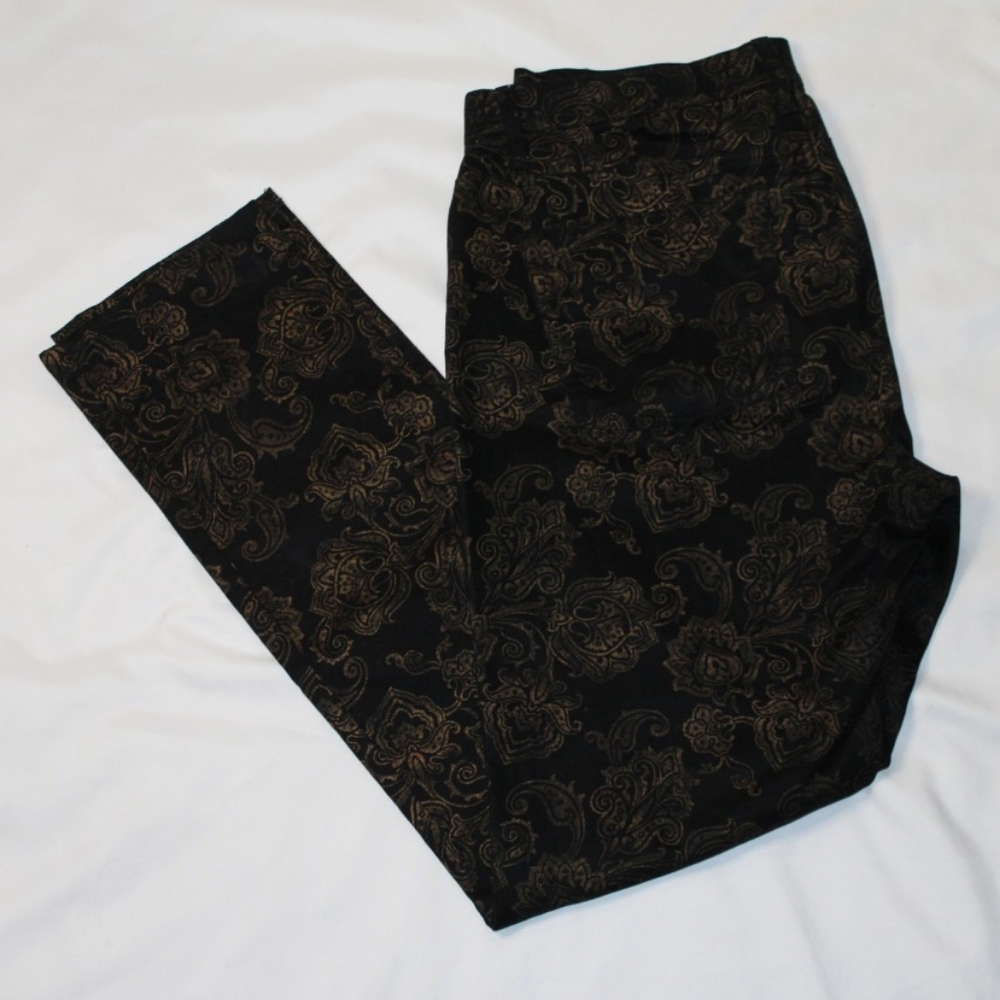 Lauren by Ralph Lauren Floral Jeans Black …